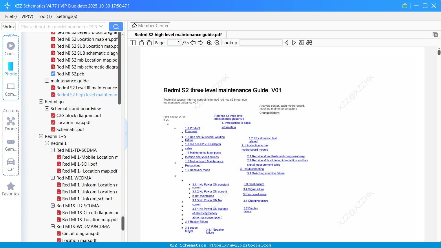 Xiaomi Redmi S2 High Level Maintenance Guide